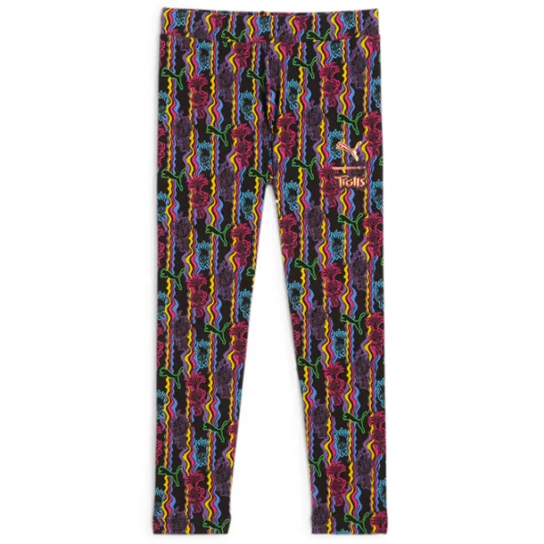 Cпортивные леггинсы для девочек Puma X Trolls Aop Leggings Плотный / Черный photo 1 Cпортивные леггинсы для девочек Puma X Trolls Aop Leggings Плотный / Черный photo 1