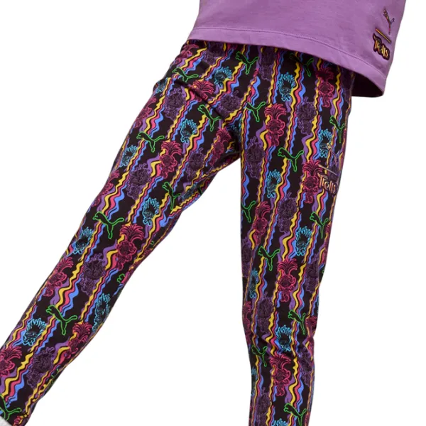 Cпортивные леггинсы для девочек Puma X Trolls Aop Leggings Плотный / Черный photo 3 Cпортивные леггинсы для девочек Puma X Trolls Aop Leggings Плотный / Черный photo 3