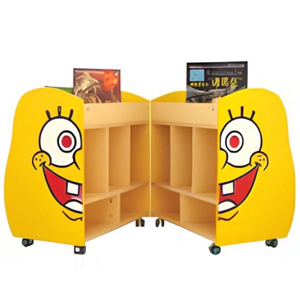 Etajeră Tisam BNX 3801 60 x 75 x 60 cm / MDF / Yellow photo 1