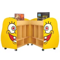 Etajeră Tisam BNX 3801 60 x 75 x 60 cm / MDF / Yellow