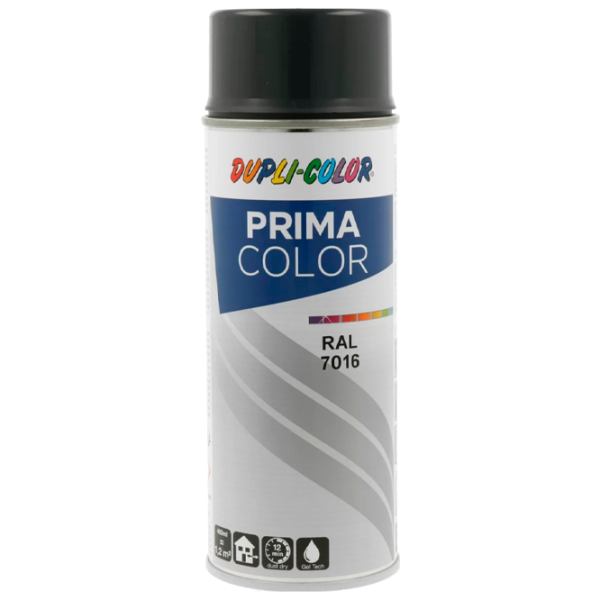 Автомобильная краска Dupli-Color Prima 7016 400 мл / Для металлических поверхностей photo 1 Автомобильная краска Dupli-Color Prima 7016 400 мл / Для металлических поверхностей photo 1