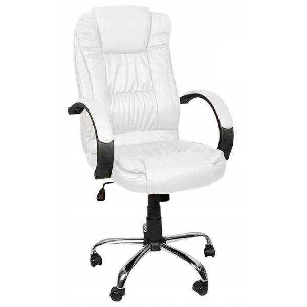 Fotoliu de birou Malatec 23240 Piele artificială/ White photo 1