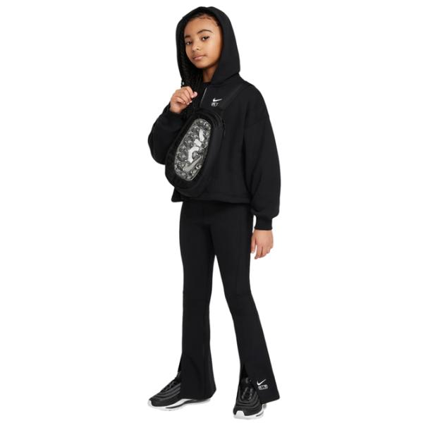 Colanți sport pentru fete Nike G Nsw Air Hr Tght Flare Larg / Black photo 2