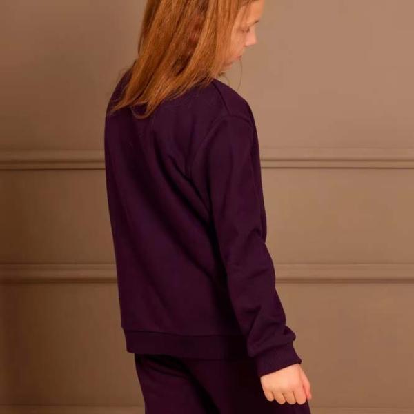 Hanorac unisex X-Baby Bamby 8 - 9 ani / Dark Purple photo 2 Hanorac unisex X-Baby Bamby 8 - 9 ani / Dark Purple photo 2