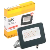 Proiector LED IEK СДО 07-20R Red / 400 lm photo 3