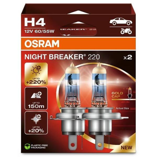 Автомобильная лампа Osram 64193NB220-2HB Галоген / H4 / P43t / 60 - 55 Вт /  photo 2 Автомобильная лампа Osram 64193NB220-2HB Галоген / H4 / P43t / 60 - 55 Вт /  photo 2
