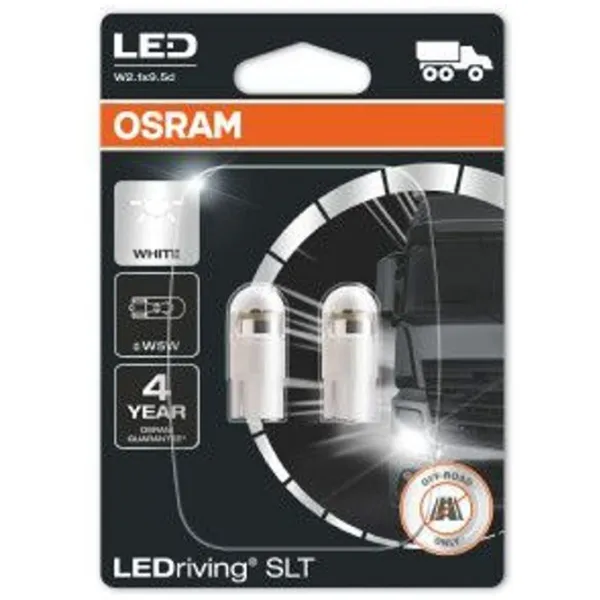 Автомобильная лампа Osram 2845DWP-02B светодиодная / W5W / W2.1x9.5d / 5 Вт /  photo 2 Автомобильная лампа Osram 2845DWP-02B светодиодная / W5W / W2.1x9.5d / 5 Вт /  photo 2