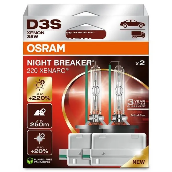 Автомобильная лампа Osram 66340XN2-2HB Ксенон / D3S / PK32d-5 / 35 Вт /  photo 2 Автомобильная лампа Osram 66340XN2-2HB Ксенон / D3S / PK32d-5 / 35 Вт /  photo 2