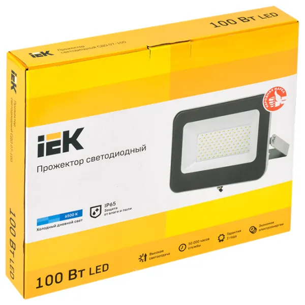 Прожекторы IEK СДО 07-100 Белый / 900 лм photo 4 Прожекторы IEK СДО 07-100 Белый / 900 лм photo 4