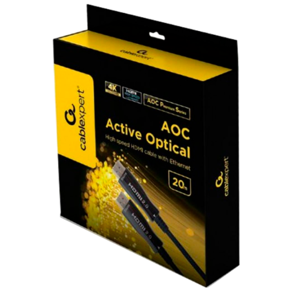 Cablu video Cablexpert HDMI + HDMI 20 m / Black photo 3