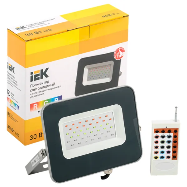 Прожекторы IEK СДО 07-30RGB РГБ /  photo 4 Прожекторы IEK СДО 07-30RGB РГБ /  photo 4