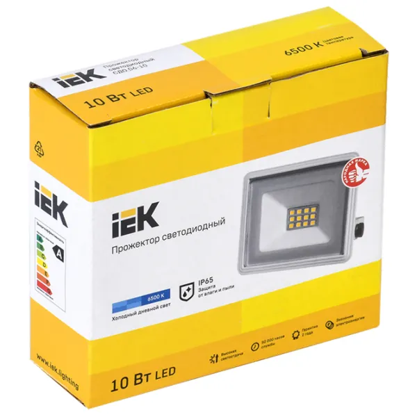 Прожекторы IEK СДО 06-10 Белый / 800 lm photo 3 Прожекторы IEK СДО 06-10 Белый / 800 lm photo 3