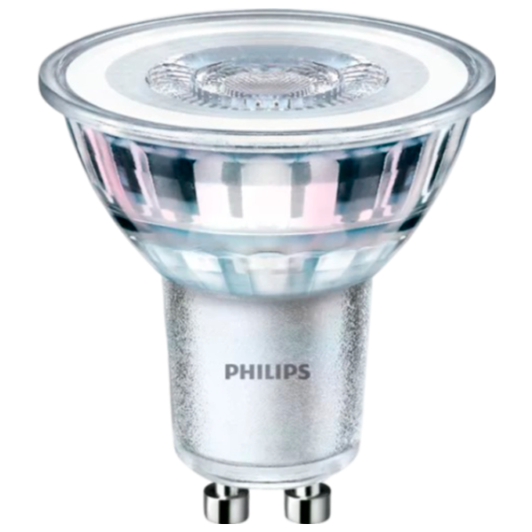 Bec LED Philips CorePro LEDlustre 929001218302 GU10 / 4.6 W / 6500 K / 390lm / White photo 1 Bec LED Philips CorePro LEDlustre 929001218302 GU10 / 4.6 W / 6500 K / 390lm / White photo 1