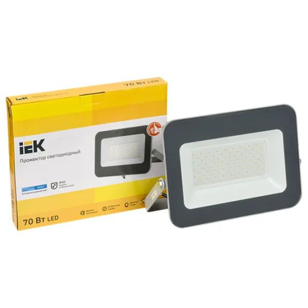 Proiector LED IEK СДО 07-70 White / 6300 lm photo 2