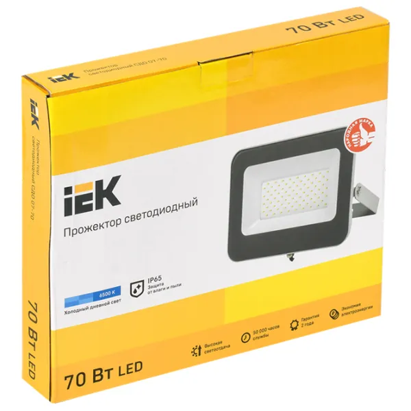 Proiector LED IEK СДО 07-70 White / 6300 lm photo 3