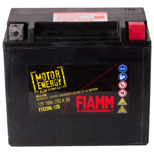 Аккумулятор для мотоцикла Fiamm FTX20HL-12B 250A / 18 Ач  photo 1