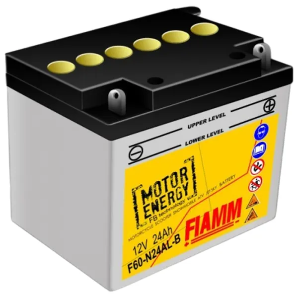 Аккумулятор для мотоцикла Fiamm F60-N24AL-B 260A / 24 Ач  photo 1
