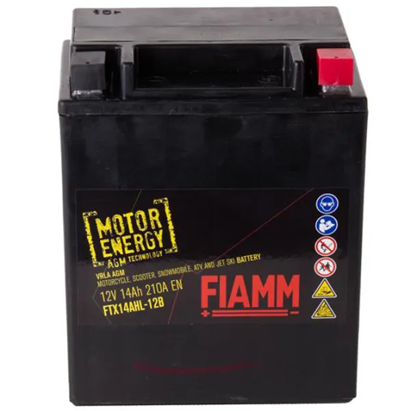 Acumulator moto Fiamm FTX14AHL 180A / 14 Ah  photo 1