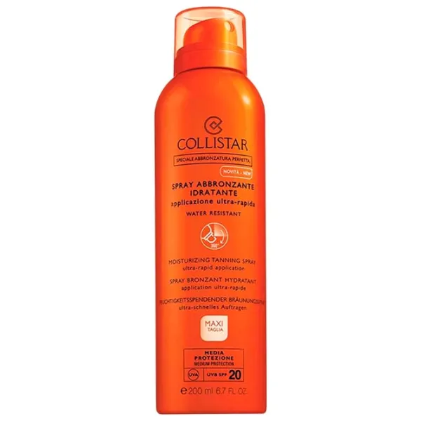 Spray pentru corp pentru femei Collistar Moisturizing Tanning Spray 0.2l /  photo 1