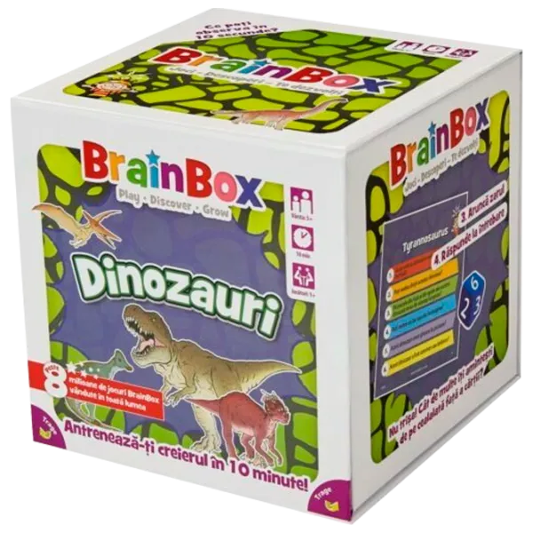 Joc educativ BrainBox Dinosaurs 5+/ Dezvoltare photo 1 Joc educativ BrainBox Dinosaurs 5+/ Dezvoltare photo 1