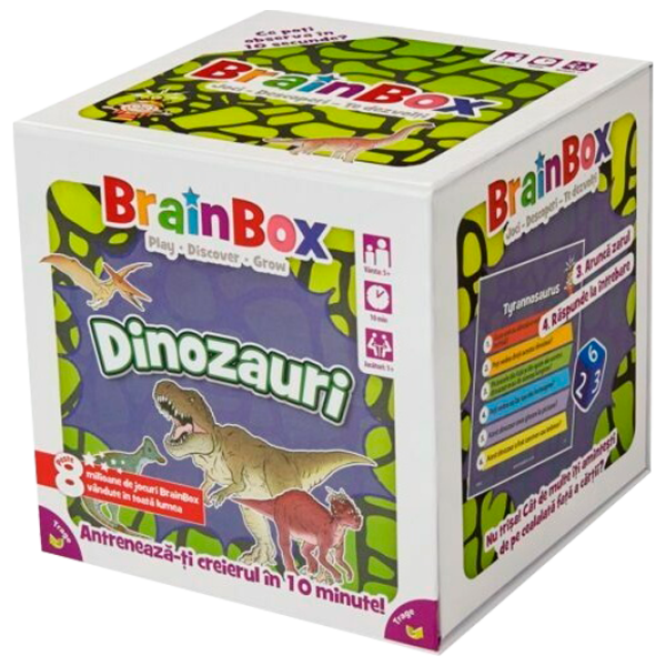 Joc educativ BrainBox Dinosaurs 5+/ Dezvoltare photo 1 Joc educativ BrainBox Dinosaurs 5+/ Dezvoltare photo 1