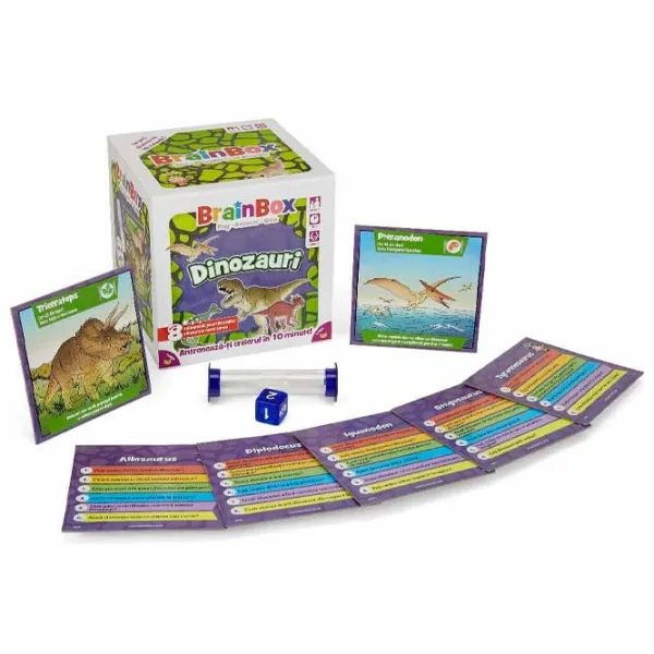 Joc educativ BrainBox Dinosaurs 5+/ Dezvoltare photo 2 Joc educativ BrainBox Dinosaurs 5+/ Dezvoltare photo 2