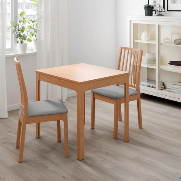 Masă de bucătărie extensibilă Ikea Ekedalen PAL/ Brown photo 2