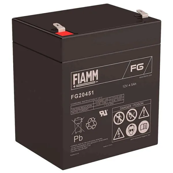 Acumulator moto Fiamm FG20451   / 4.5 Ah  photo 1