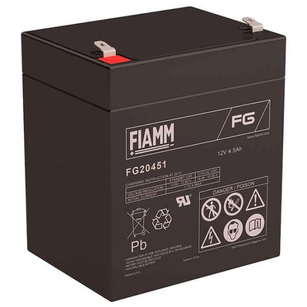 Acumulator moto Fiamm FG20451   / 4.5 Ah  photo 1