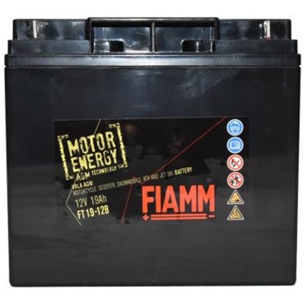 Аккумулятор для мотоцикла Fiamm FT19-12B 200A / 19 Ач  photo 1
