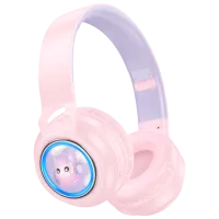 Căști Hoco W50 Cute Fun Blue Pink Fără fir/ Personal