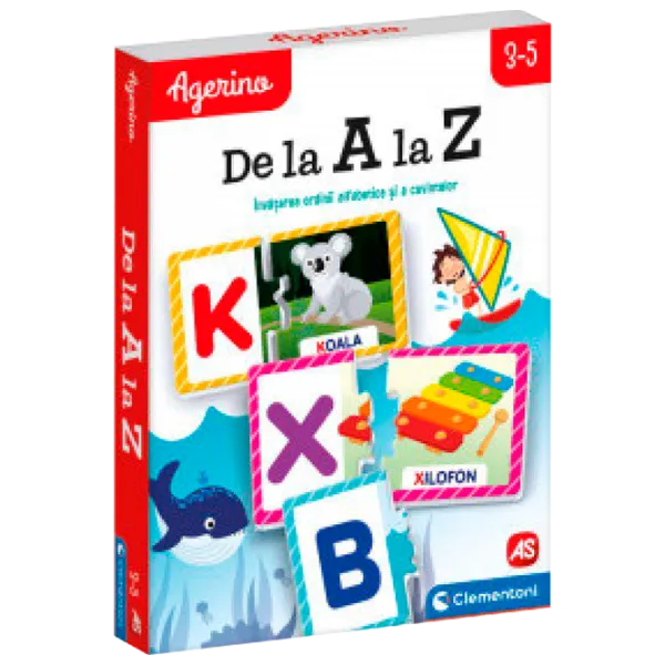 Настольная игра Clementoni De La A La Z 3+/ Развитие photo 1