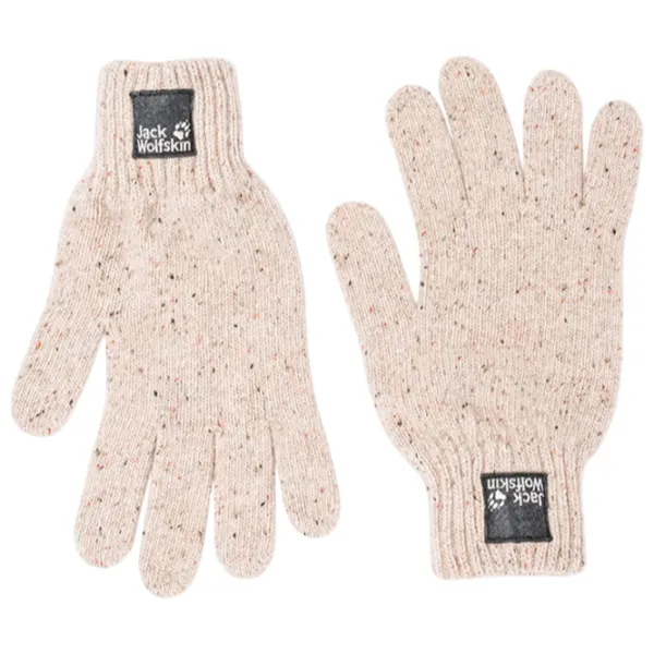Перчатки для мужчин Jack Wolfskin Nature Knit Glove Бежевый photo 1