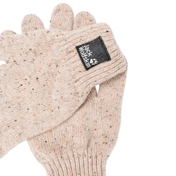 Перчатки для мужчин Jack Wolfskin Nature Knit Glove Бежевый photo 2