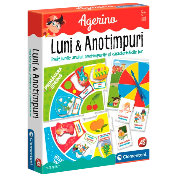 Joc de masă Agerino Luni și anotimpuri 5+/ Dezvoltare photo 1 Joc de masă Agerino Luni și anotimpuri 5+/ Dezvoltare photo 1