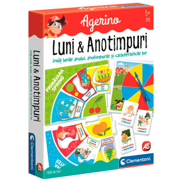 Joc de masă Agerino Luni și anotimpuri 5+/ Dezvoltare photo 1 Joc de masă Agerino Luni și anotimpuri 5+/ Dezvoltare photo 1