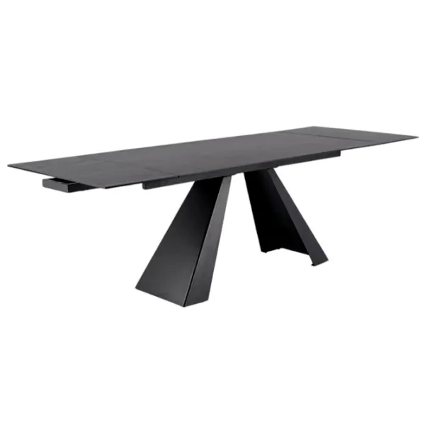Кухонный стол раскладной Signal Salvadore 160 Керамика/ Marble Gray photo 1 Кухонный стол раскладной Signal Salvadore 160 Керамика/ Marble Gray photo 1