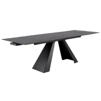 Masă de bucătărie extensibilă Signal Salvadore 160 Ceramică/ Marble Gray