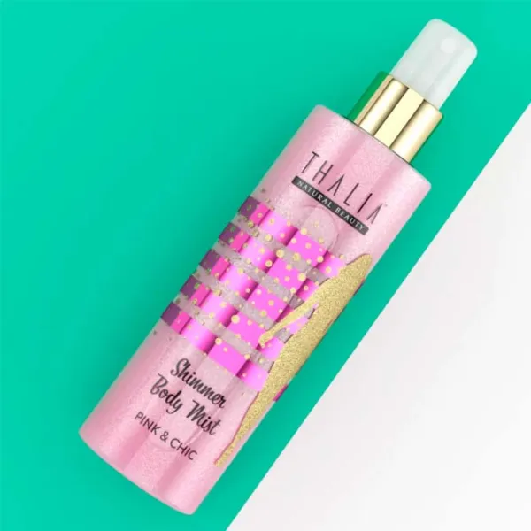 Spray pentru corp pentru femei Thalia Pink & Chic Shimmer Body Mist 0.2l / Dulce photo 2 Spray pentru corp pentru femei Thalia Pink & Chic Shimmer Body Mist 0.2l / Dulce photo 2