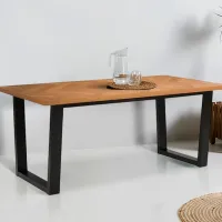 Masă de bucătărie Home Affaire 5496058 MDF/ Brown photo 3