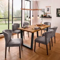 Masă de bucătărie Home Affaire 5496058 MDF/ Brown photo 6