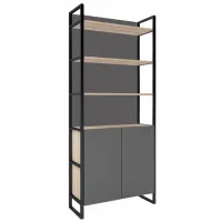 Etajeră Deco Urban 90 Box 210 x 90 x 34 cm / PAL / Black