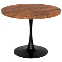 Кухонный стол Mebel Elite Lino 100 МДФ/ Rustic Oak