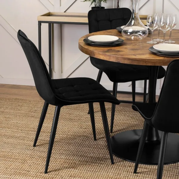 Masă de bucătărie Mebel Elite Lino 100 MDF/ Rustic Oak photo 6