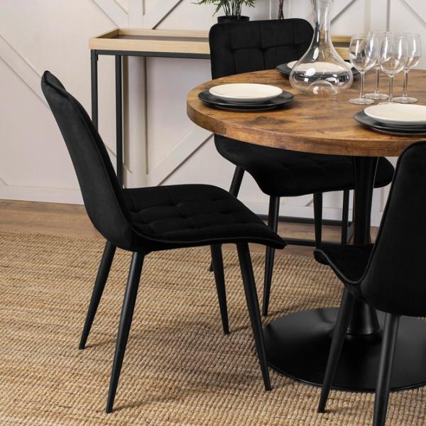 Masă de bucătărie Mebel Elite Lino 100 MDF/ Rustic Oak photo 6