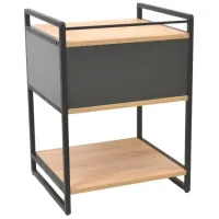 Etajeră Deco NF-0002200 74 x 50 x 50 cm / LPAL / Black