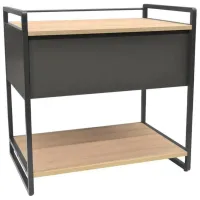 Etajeră Deco NF-0002085 74 x 74 x 50 cm / LPAL / Black