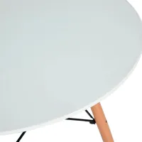 Masă de bucătărie Mobhaus Demin MDF/ White photo 3