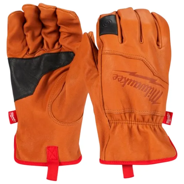 Mănuși de protecție Milwaukee 4932478126 Piele / Light Brown photo 1