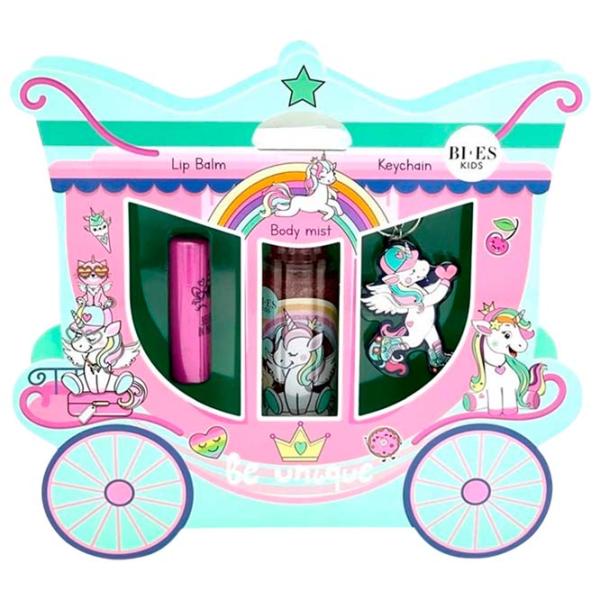 Спрей для тела для девочек Rainbow High Bi-Es Unicorn Body Mist 100ml + Lip Balm + Key Ring 0.1л / Цветочный photo 1